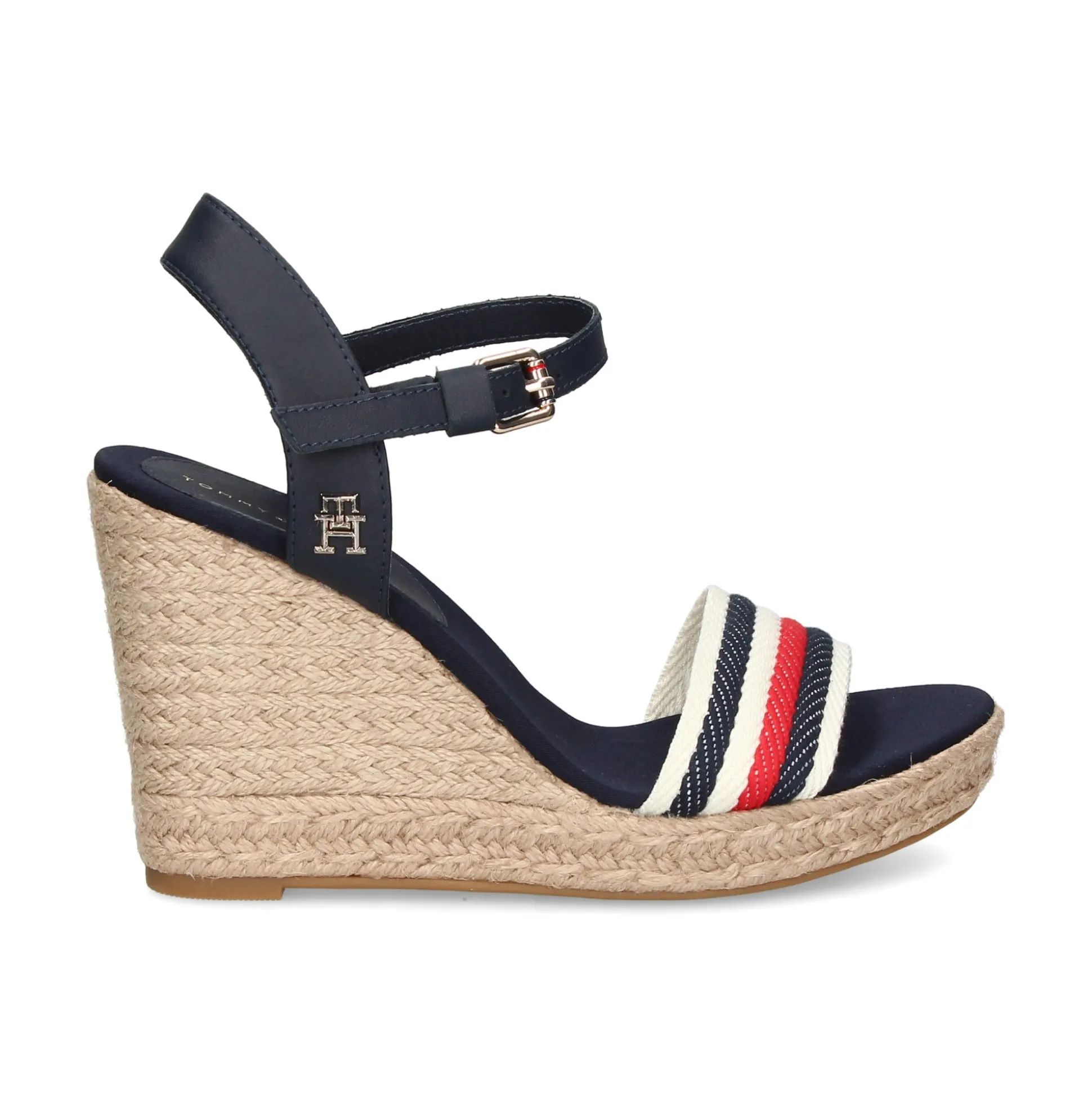 TOMMY HILFIGER Sandalias cuña de Mujer FW0FW07086 DW6 SPACE BLUE