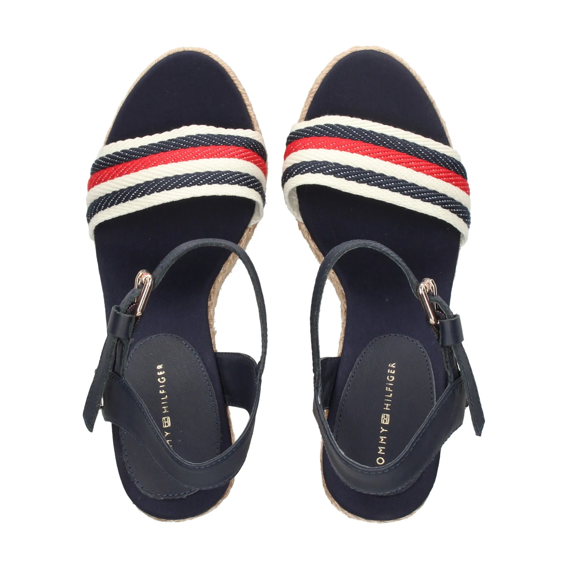 TOMMY HILFIGER Sandalias cuña de Mujer FW0FW07086 DW6 SPACE BLUE