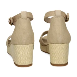 TOMMY HILFIGER Sandalias cuña de Mujer FW0FW08481 ACC HORSERADISH