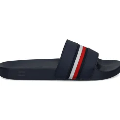 TOMMY HILFIGER Sandalias planas de Mujer FW0FW07555 DW6 SPACE BLUE