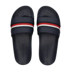 TOMMY HILFIGER Sandalias planas de Mujer FW0FW07555 DW6 SPACE BLUE