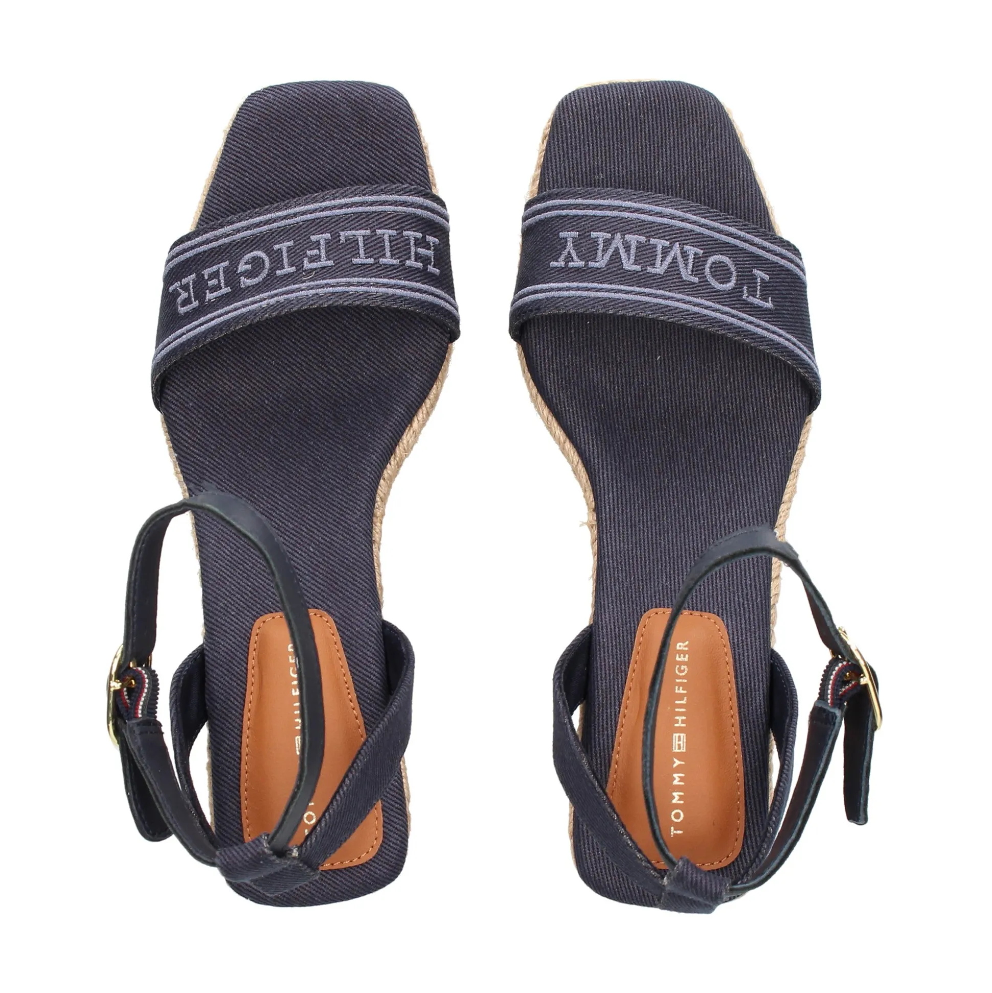 TOMMY HILFIGER Sandalias cuña de Mujer FW0FW08805 DW6 SPACE BLUE