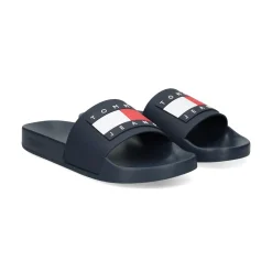 TOMMY HILFIGER Sandalias planas de Mujer EM0EM01191 C1G DARK NIGHT