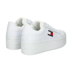 TOMMY HILFIGER Sandalias con plataforma de Mujer EN0EN02518 YBS WHITE