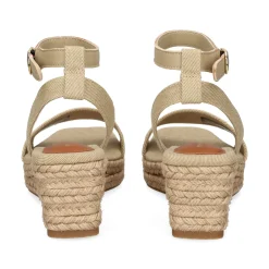 TOMMY HILFIGER Sandalias cuña de Mujer FW0FW08805 ACC HORSERADISH