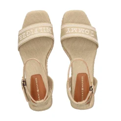 TOMMY HILFIGER Sandalias cuña de Mujer FW0FW08805 ACC HORSERADISH