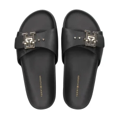 TOMMY HILFIGER Sandalias planas de Mujer FW0FW07940 BDS BLACK