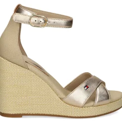 TOMMY HILFIGER Sandalias cuña de Mujer FW0FW08811 0HS GOLD