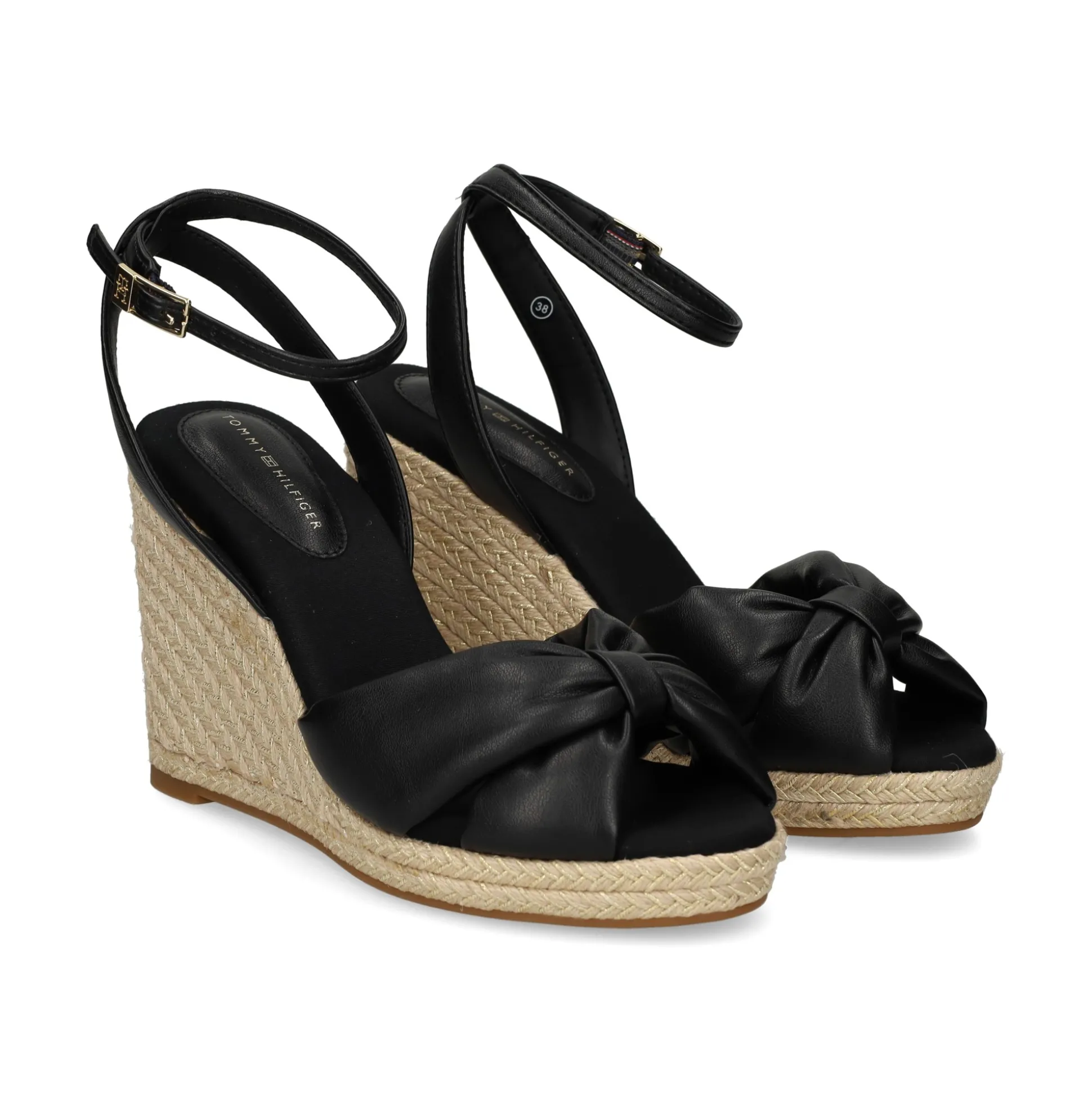 TOMMY HILFIGER Sandalias cuña de Mujer FW0FW09011 BDS BLACK