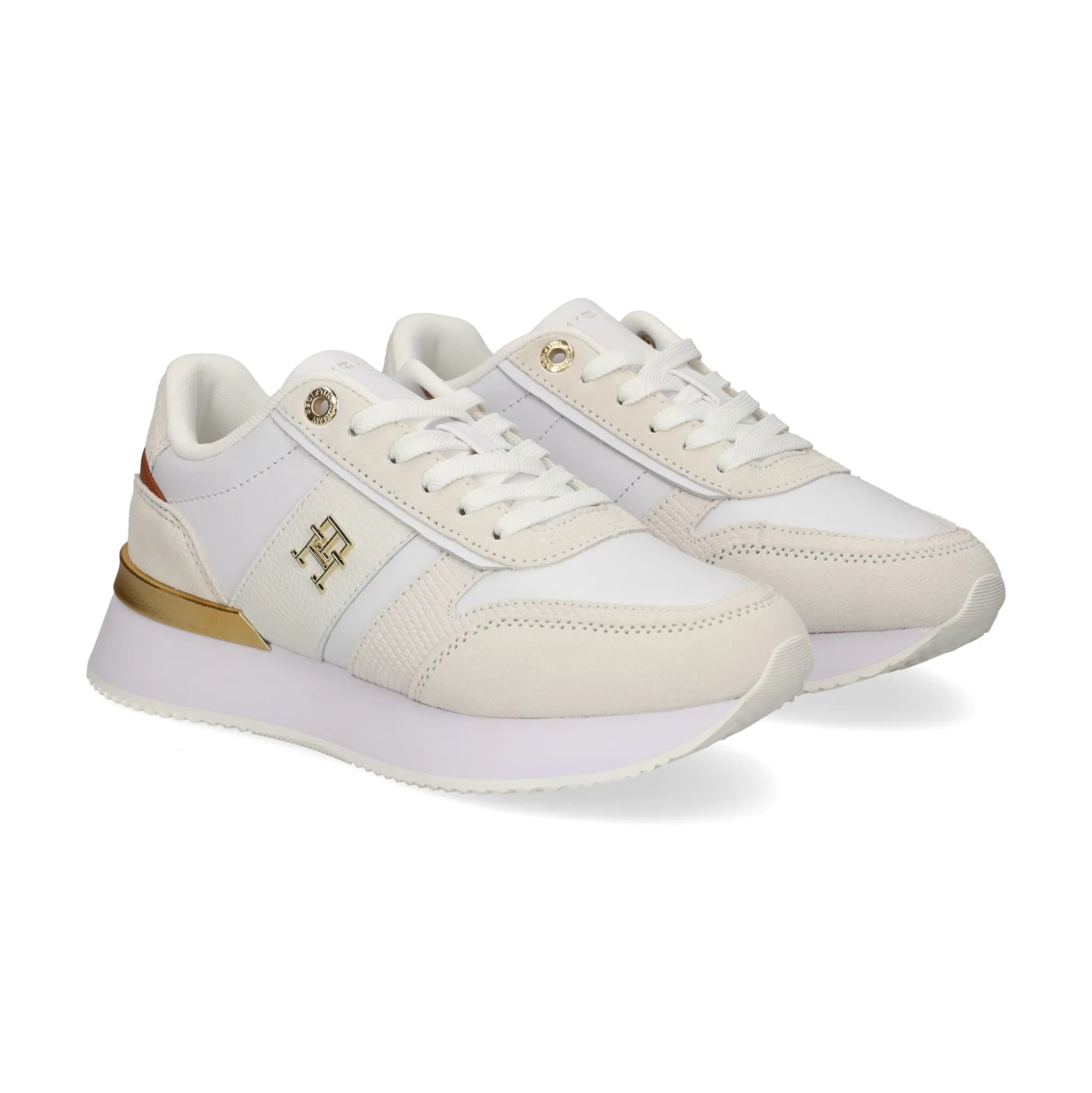 TOMMY HILFIGER Zapatillas de Mujer FW0FW08475 YBL ECRU