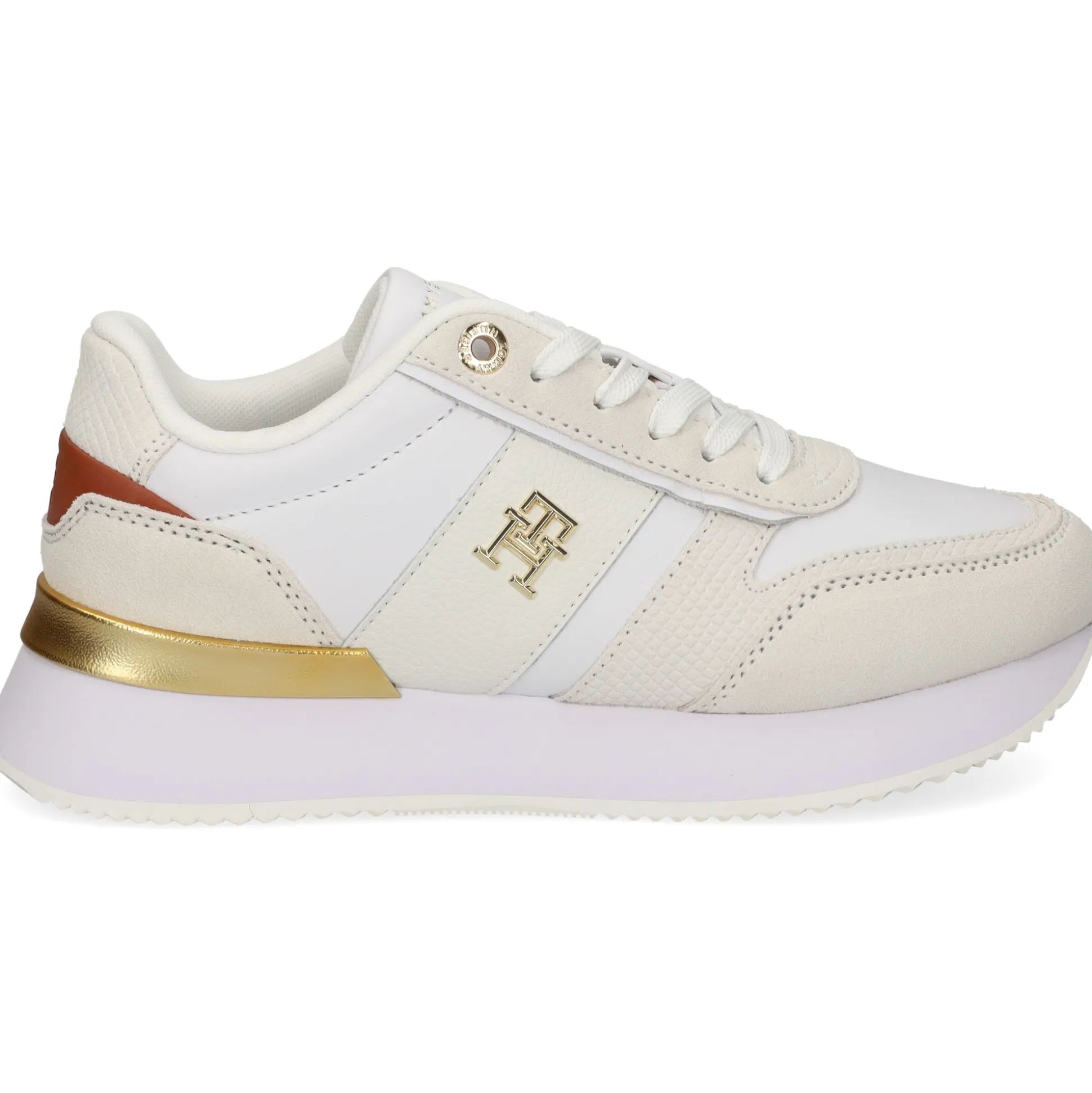 TOMMY HILFIGER Zapatillas de Mujer FW0FW08475 YBL ECRU
