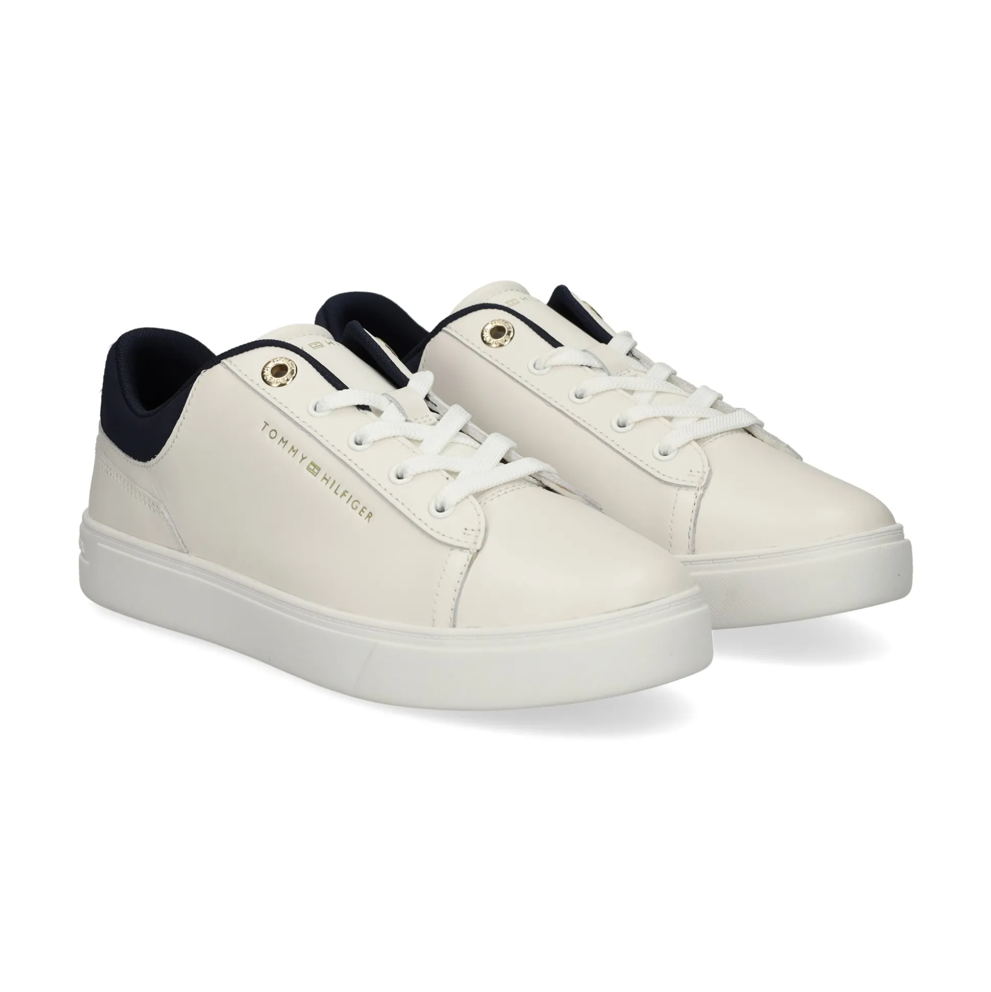 TOMMY HILFIGER Zapatillas de Mujer FW0FW09020 02Y ECRU/BLUE