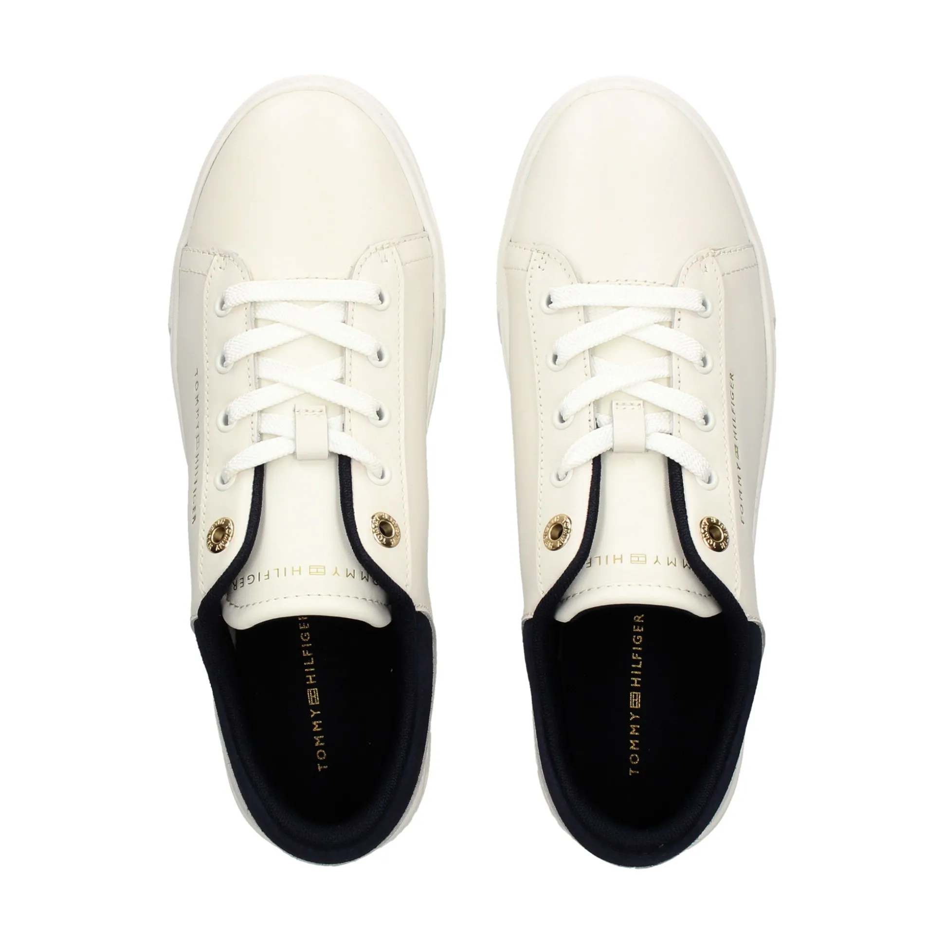 TOMMY HILFIGER Zapatillas de Mujer FW0FW09020 02Y ECRU/BLUE