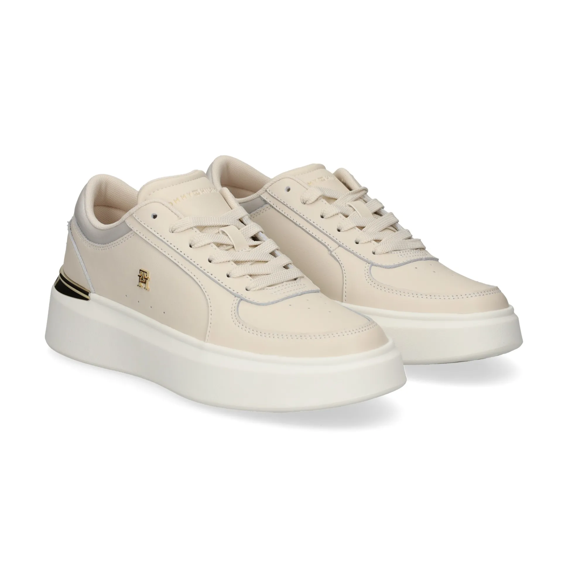 TOMMY HILFIGER Zapatillas de Mujer FW0FW09364 0F6 CREAM/GREY