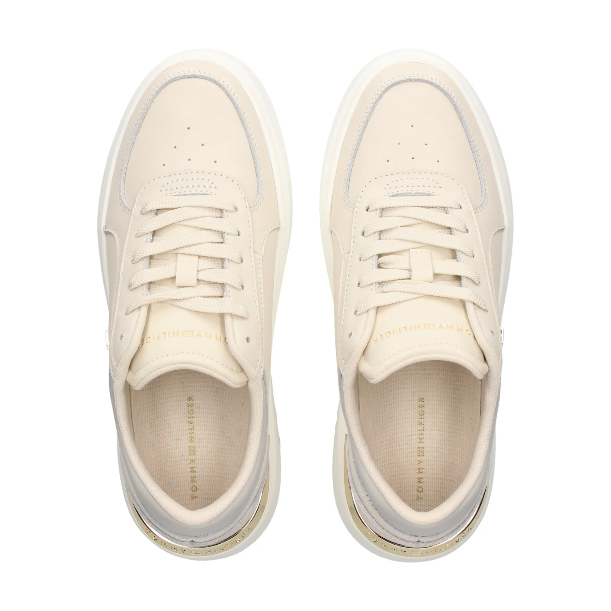 TOMMY HILFIGER Zapatillas de Mujer FW0FW09364 0F6 CREAM/GREY