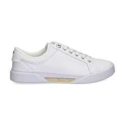 TOMMY HILFIGER Zapatillas de Mujer FW0FW07560 0K7 WHITE/GOLD