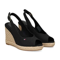 TOMMY HILFIGER Zapatos cuña FW0FW09343 BDS NEGRO