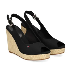 TOMMY HILFIGER Zapatos cuña FW0FW04789 BDS BLACK