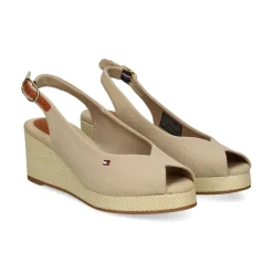 TOMMY HILFIGER Zapatos cuña FW0FW08595 ACC HORSERADISH