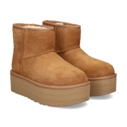 UGG Botines con tacón de Mujer 1134991 CHESTNUT