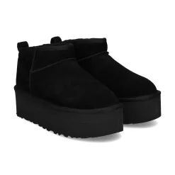 UGG Botines con tacón de Mujer 1135092 BLK NEGRO