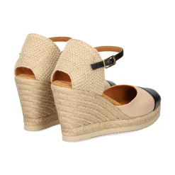 UNISA Alpargatas de Mujer CAVA_NS NEGRO