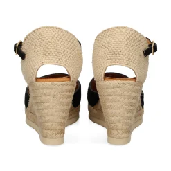 UNISA Alpargatas de Mujer CASTILLA_24_KS NEGRO