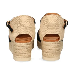 UNISA Alpargatas de Mujer CISCA_24_KS NEGRO