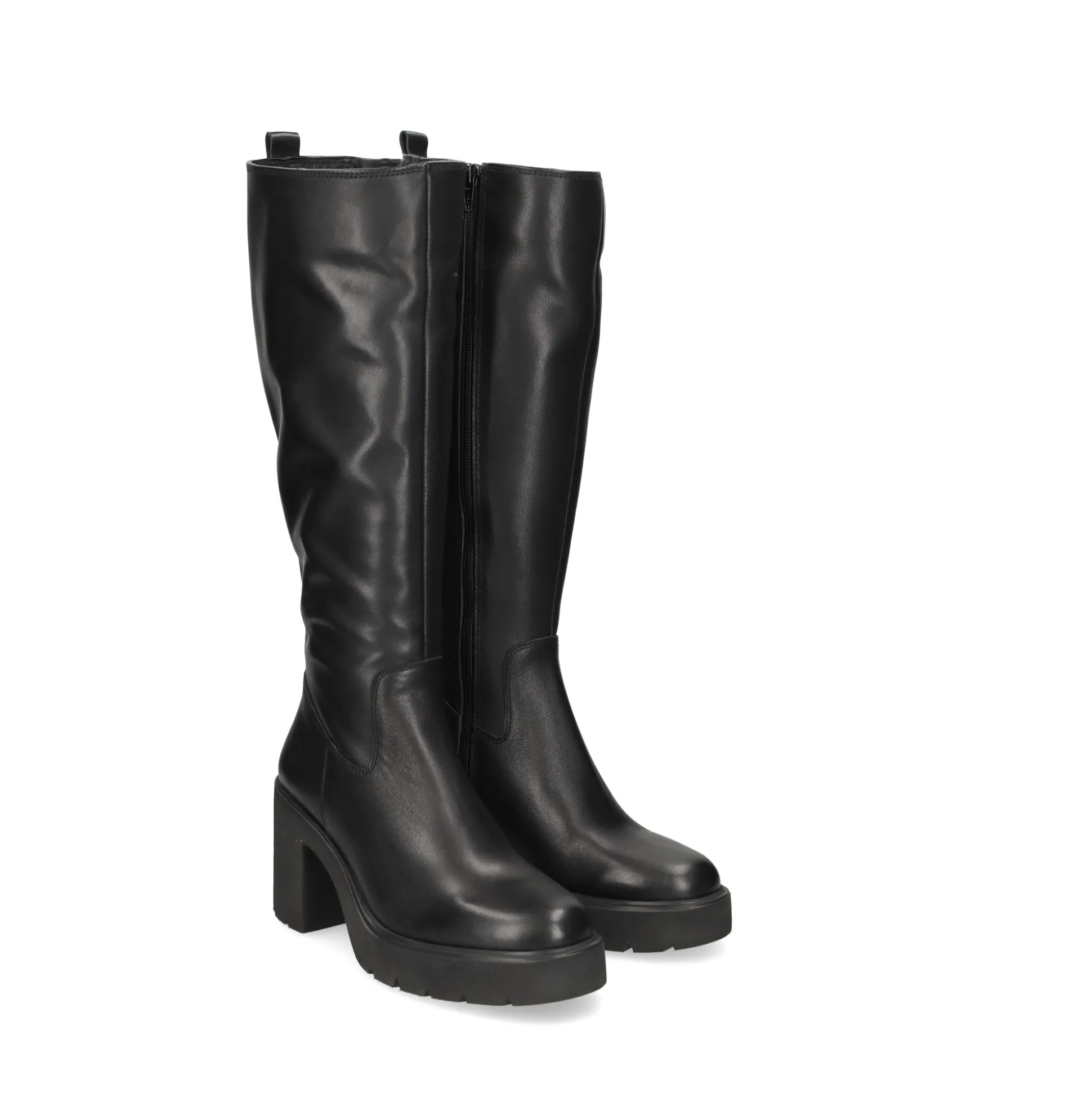 UNISA Botas con tacón de Mujer KARENA_STT NEGRO