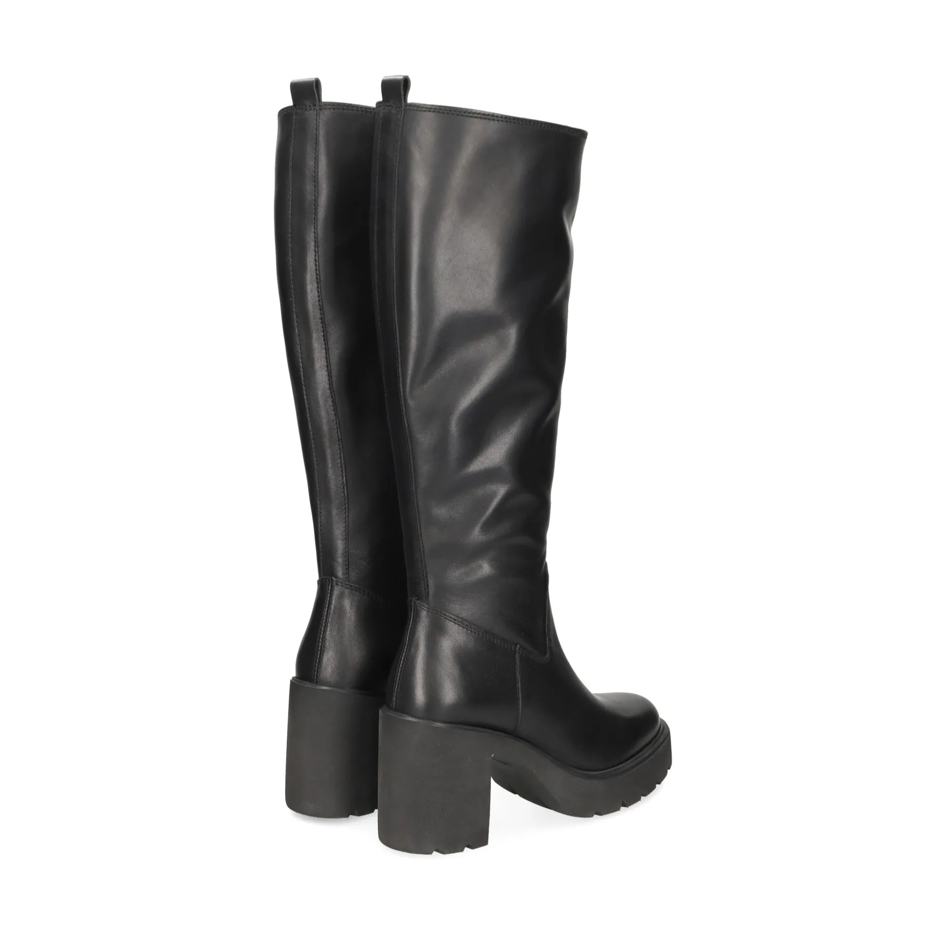 UNISA Botas con tacón de Mujer KARENA_STT NEGRO