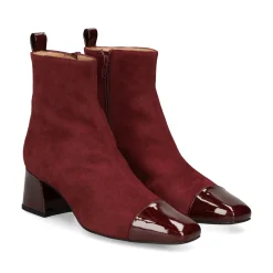 UNISA Botines con tacón de Mujer LAZLO_F25_KS_PA BURDEOS