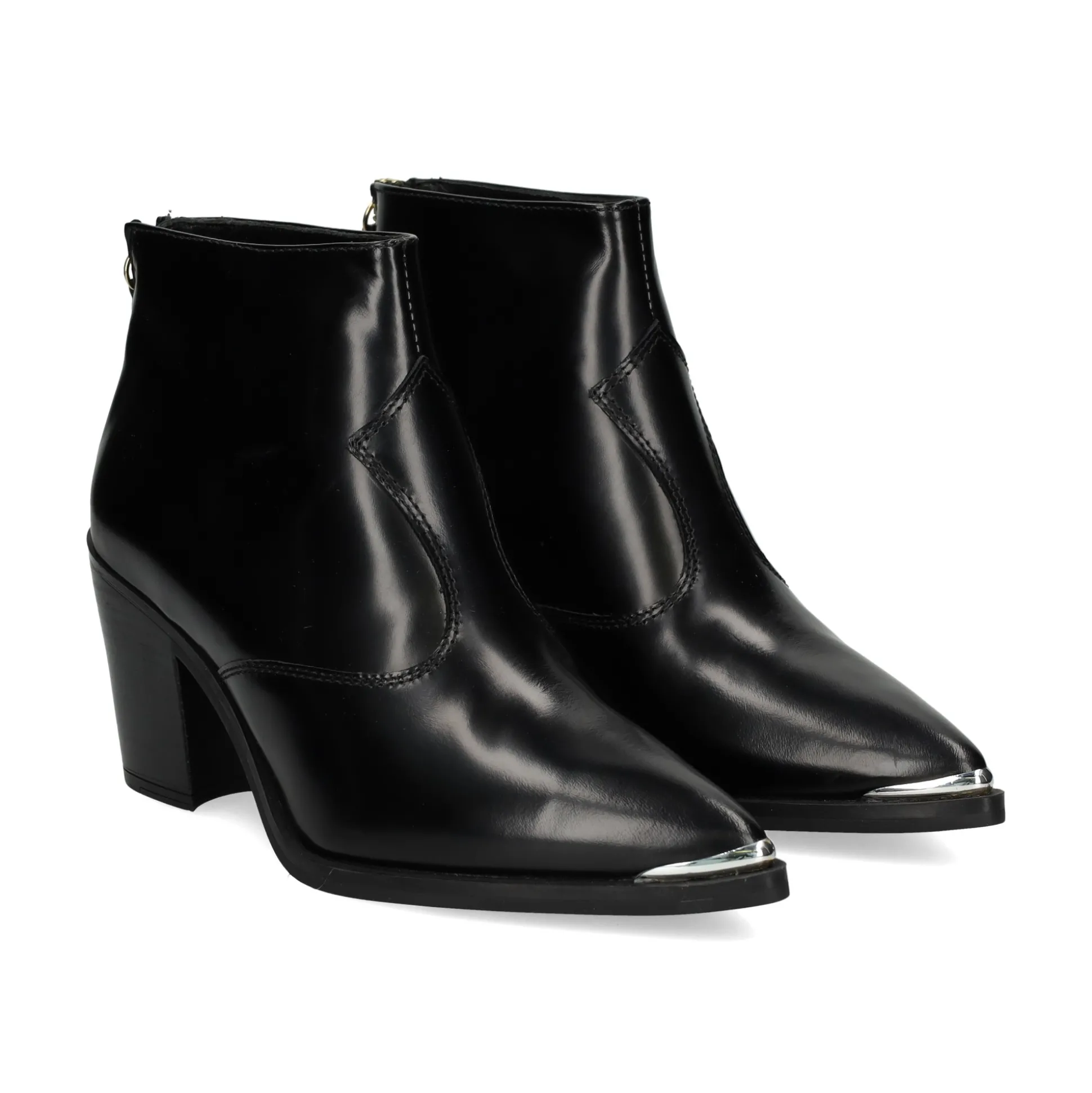 UNISA Botines con tacón de Mujer MIRLO_SIV NEGRO