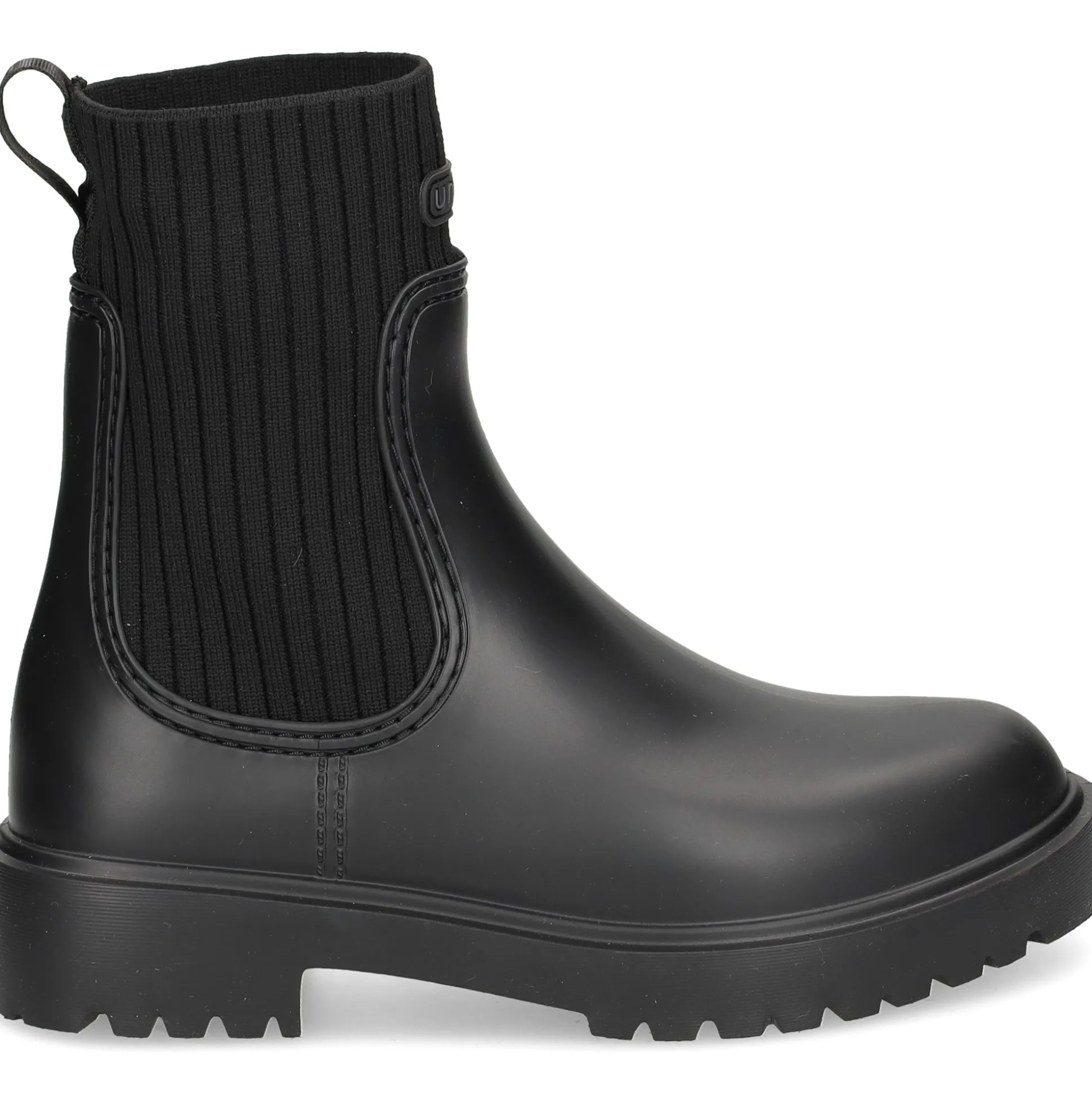 UNISA Botines con tacón de Mujer FAYNAR_RIB NEGRO