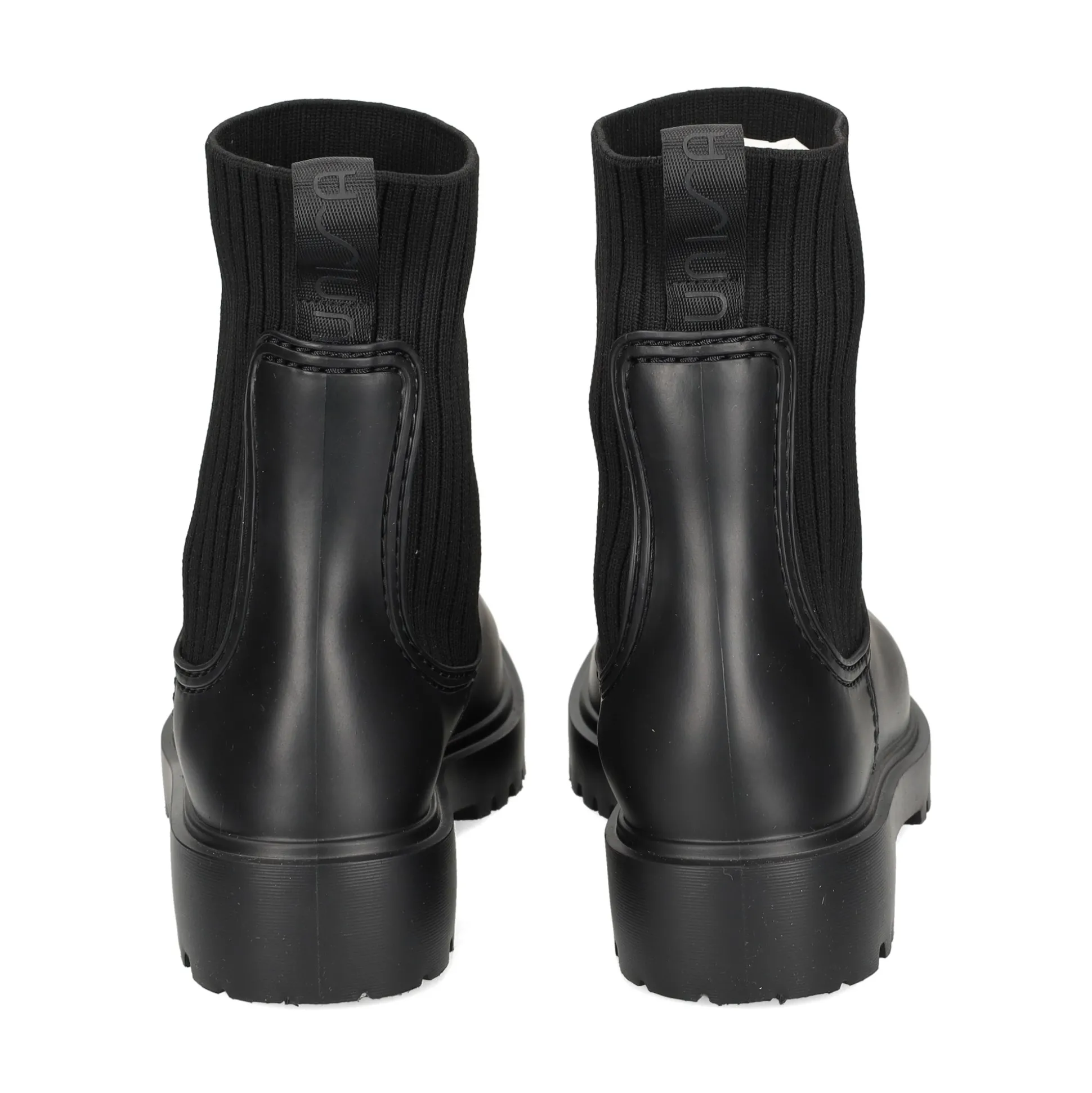 UNISA Botines con tacón de Mujer FAYNAR_RIB NEGRO