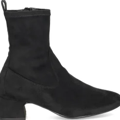 UNISA Botines con tacón de Mujer LEMICO_F23_ST NEGRO