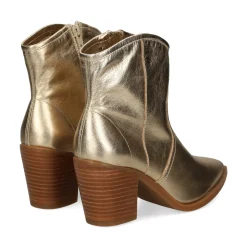 UNISA Botines con tacón de Mujer MELIAN_MEC PLATINO