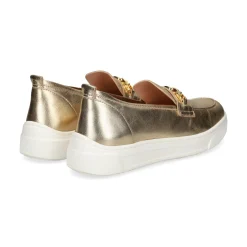 UNISA Mocasines de Mujer FINDAY_MEC PLATINO
