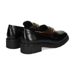 UNISA Mocasines de Mujer ELMA_F23_SIV NEGRO