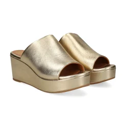 UNISA Sandalias con plataforma de Mujer KIRANE_25_MEC PLATINO