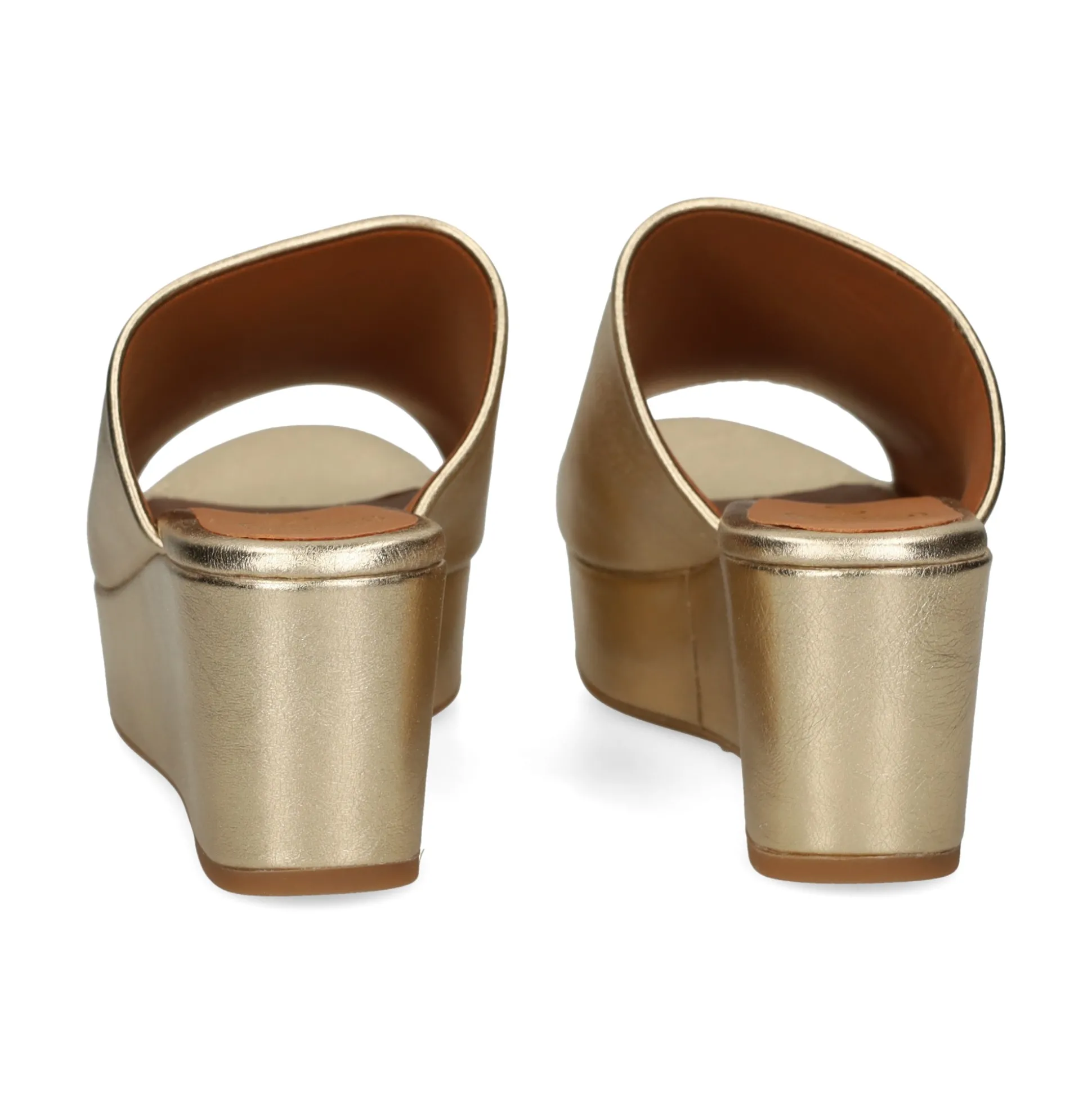 UNISA Sandalias con plataforma de Mujer KIRANE_25_MEC PLATINO