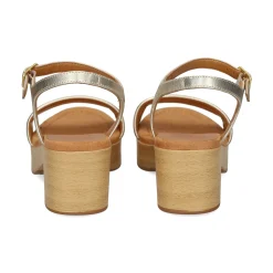 UNISA Sandalias con plataforma de Mujer IRITA_24_LMT PLATINO