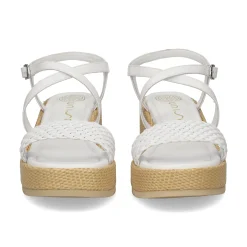 UNISA Sandalias con plataforma de Mujer KALION_GRA BLANCO