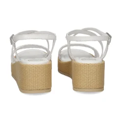 UNISA Sandalias con plataforma de Mujer KALION_GRA BLANCO