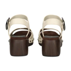UNISA Sandalias con plataforma de Mujer INCA_GRA MARFIL