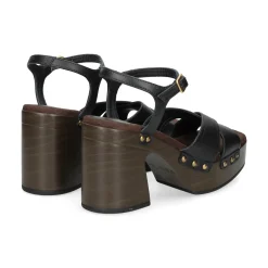 UNISA Sandalias con plataforma de Mujer OSUNA_GRA NEGRO