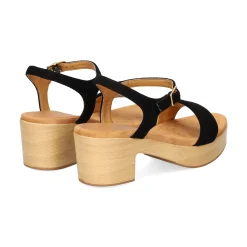 UNISA Sandalias con plataforma de Mujer IRITA_24_KS NEGRO