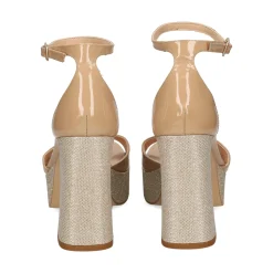 UNISA Sandalias con plataforma de Mujer UPTON_PA_EV AREN/PLATI