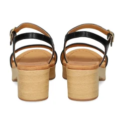 UNISA Sandalias con plataforma de Mujer IRITA_24_RK NEGRO