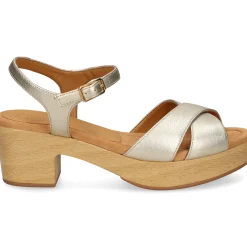 UNISA Sandalias con plataforma de Mujer IRAM_25_LMT PLATINO