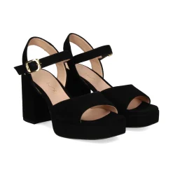 UNISA Sandalias con plataforma de Mujer ODRAN_23_KS NEGRO